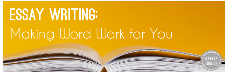 Essay Writing: Making Word Word for&nbsp;You